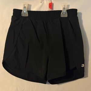 Black Kids Athletic Shorts
